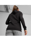 Dámska mikina Puma Team Goal Casuals s kapucňou čierna 658597 03